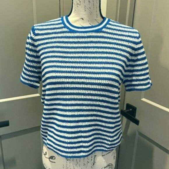 J.Crew Crewneck Short-Sleeve Sweater-SMALL-NWT - Picture 4 of 7